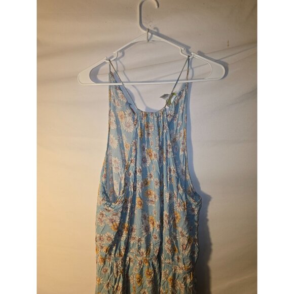 Forever 21 Womens Plus Size 3X Sundress Dress Floral Pattern Strappy Maxi - Picture 2 of 4